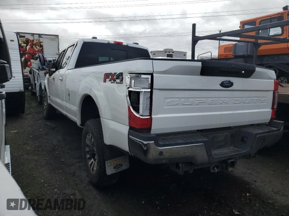 2022 Ford F-350 XL with VIN 1FT8W3BT4NED76141, listed as a Copart auction lot 45808095 with 58,568 mi miles and Salvage title. Bid and sale history available at DreamBid. Image 2.