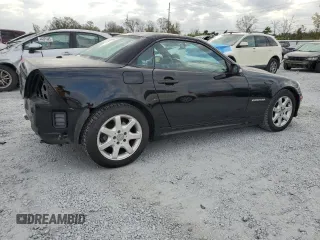 2002 Mercedes-Benz SLK-Class 2.3L Kompressor with VIN WDBKK49F82F266706, listed as a Copart auction lot 43707845 with 53,334 mi miles and Salvage Title. Bid and sale history available at carsss.com. Image 3.