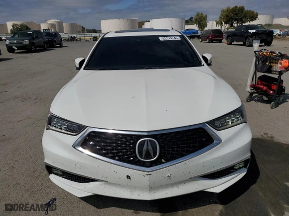2018 Acura TLX w/Advance Pkg with VIN 19UUB2F79JA003679, listed as a Copart auction lot 53374545 with 78,401 mi miles and Salvage Title. Bid and sale history available at carsss.com. Image 5.