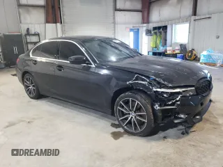2019 BMW 3 Series 330i xDrive with VIN WBA5R7C57KAJ87310, listed as a Copart auction lot 42261105 with 0 mi miles and Salvage Title. Bid and sale history available at carsss.com. Image 4.