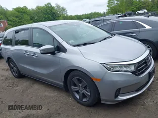 2021 Honda Odyssey EX z VIN 5FNRL6H50MB016840, wystawiony jako IAAI lot #42258387 z przebiegiem 90 126 mil mil oraz . Historia ofert i sprzedaży dostępna na DreamBid. Obrazek 1.