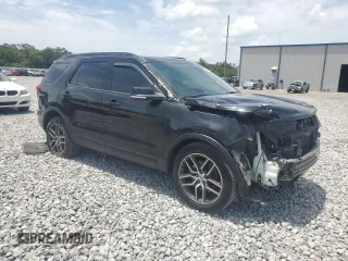 2016 Ford Explorer Sport with VIN 1FM5K8GTXGGA84095, listed as a Copart auction lot 60520295 with 154,061 mi miles and Salvage title. Bid and sale history available at DreamBid. Image 4.