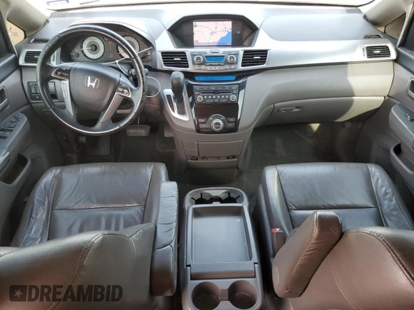 2011 Honda Odyssey EX-L with VIN 5FNRL5H64BB082596, listed as a Copart auction lot 51474935 with 184,408 mi miles and Salvage Title. Bid and sale history available at DreamBid. Image 8.