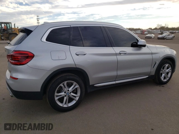 2021 BMW X3 xDrive30i with VIN 5UXTY5C0XM9H30211, listed as a Copart auction lot 41452455 with 42,884 mi miles and Non Repairable. Bid and sale history available at DreamBid. Image 3.