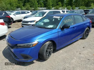 2024 Honda Civic Sport z VIN 2HGFE2F54RH540004, wystawiony jako Copart lot #56508925 z przebiegiem 8 333 mil mil oraz Nie do naprawy • Non repairable. Historia ofert i sprzedaży dostępna na DreamBid. Obrazek 1.