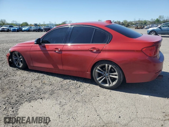 2015 BMW 3 Series 328i xDrive with VIN WBA3B5C50FF962863, listed as a Copart auction lot 54935465 with 80,837 mi miles and Salvage title. Bid and sale history available at DreamBid. Image 2.