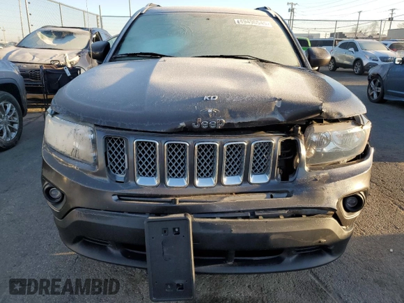 2016 Jeep Compass Latitude with VIN 1C4NJDEB0GD542254, listed as a Copart auction lot 49496545 with 153,203 mi miles and Salvage Title. Bid and sale history available at carsss.com. Image 5.