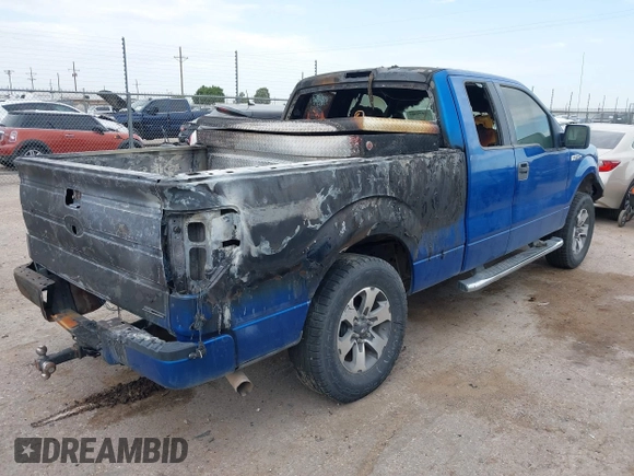2012 Ford F-150 XL with VIN 1FTFX1EF1CFB64545, listed as a IAAI auction lot 39879089 with 1 mi miles. Bid and sale history available at carsss.com. Image 4.