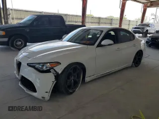 2017 Alfa Romeo Giulia Ti z VIN ZARFAECN3H7542567, wystawiony jako Copart lot #55019265 z przebiegiem 87 865 mil mil oraz Szkoda całkowita • Salvage title. Historia ofert i sprzedaży dostępna na DreamBid. Obrazek 1.
