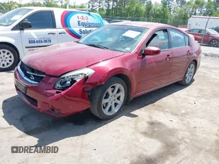 2008 Nissan Maxima 3.5 SL with VIN 1N4BA41E28C802427, listed as a IAAI auction lot 42097377 with 193,282 mi miles. Bid and sale history available at carsss.com. Image 2.