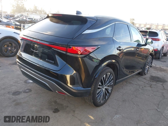 2023 Lexus RX with VIN 2T2BAMBA5PC007041, listed as a IAAI auction lot 41878284 with 25,122 mi miles. Bid and sale history available at carsss.com. Image 4.