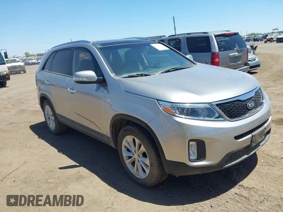 2014 Kia Sorento EX with VIN 5XYKUDA72EG543707, listed as a IAAI auction lot 42045776 with 83,700 mi miles. Bid and sale history available at carsss.com. Image 1.