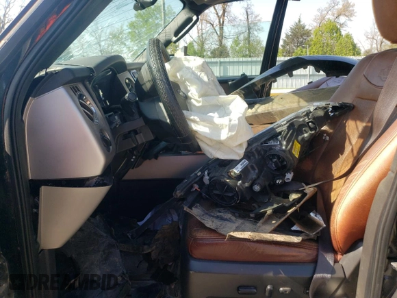 2010 Ford Expedition Eddie Bauer with VIN 1FMJU1J5XAEB03466, listed as a Copart auction lot 53208285 with Not provided miles and Salvage title. Bid and sale history available at DreamBid. Image 7.