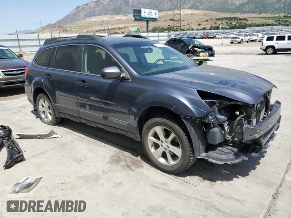 2014 Subaru Outback Limited with VIN 4S4BRBLC5E3272447, listed as a Copart auction lot 58557805 with 128,648 mi miles and Salvage title. Bid and sale history available at DreamBid. Image 4.
