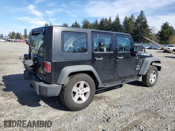 2009 Jeep Wrangler Unlimited X with VIN 1J4GZ39139L742349, listed as a Copart auction lot 46610165 with 57,652 mi miles and Salvage Title. Bid and sale history available at carsss.com. Image 3.