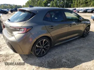 2019 Toyota Corolla Hatchback SE with VIN JTNK4RBE6K3051638, listed as a Copart auction lot 71595324 with 44,976 mi miles and Salvage Title. Bid and sale history available at carsss.com. Image 3.