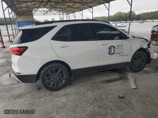 2024 Chevrolet Equinox RS with VIN 3GNAXMEGXRS183093, listed as a Copart auction lot 80690284 with 17,927 mi miles and Salvage Title. Bid and sale history available at carsss.com. Image 3.