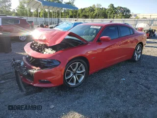 2016 Dodge Charger R/T with VIN 2C3CDXCT3GH286193, listed as a Copart auction lot 58013205 with 114,636 mi miles and Salvage title. Bid and sale history available at DreamBid. Image 1.