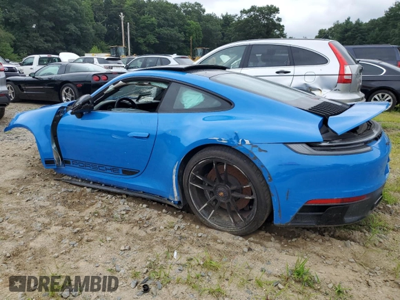 2022 Porsche 911 Carrera S with VIN WP0AB2A96NS221282, listed as a Copart auction lot 63993874 with 7,499 mi miles and Clean Title. Bid and sale history available at carsss.com. Image 2.