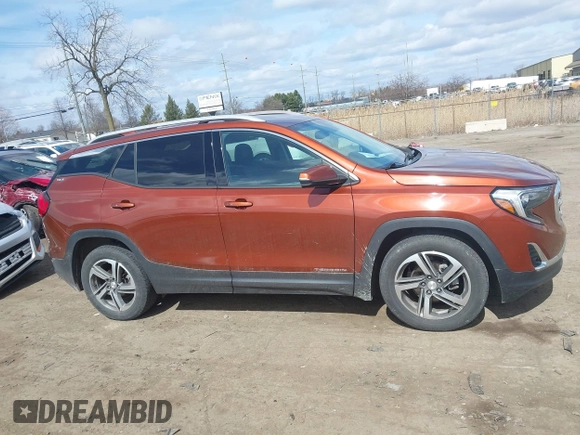 2019 GMC Terrain SLT with VIN 3GKALPEV0KL316498, listed as a IAAI auction lot 41878713 with 93,750 mi miles. Bid and sale history available at carsss.com. Image 13.