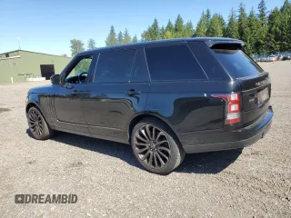 2015 Land Rover Range Rover Supercharged with VIN SALGS3TF3FA213286, listed as a Copart auction lot 63522135 with 98,511 mi miles and Salvage title. Bid and sale history available at DreamBid. Image 2.