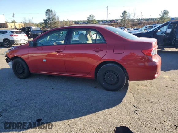 2011 Toyota Corolla L with VIN JTDBU4EE4B9158588, listed as a Copart auction lot 82531054 with 125,898 mi miles and Salvage Title. Bid and sale history available at carsss.com. Image 2.