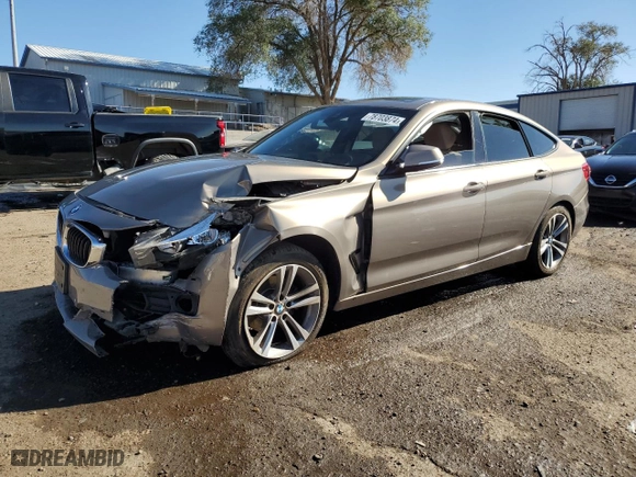 2016 BMW 3 Series Gran Turismo 328i xDrive with VIN WBA8Z5C58GG502542, listed as a Copart auction lot 78703874 with 0 mi miles and Salvage Title. Bid and sale history available at carsss.com. Image 1.