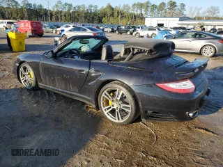 2012 Porsche 911 Turbo with VIN WP0CD2A98CS773172, listed as a Copart auction lot 42720795 with 57,365 mi miles and Salvage Title. Bid and sale history available at DreamBid. Image 2.