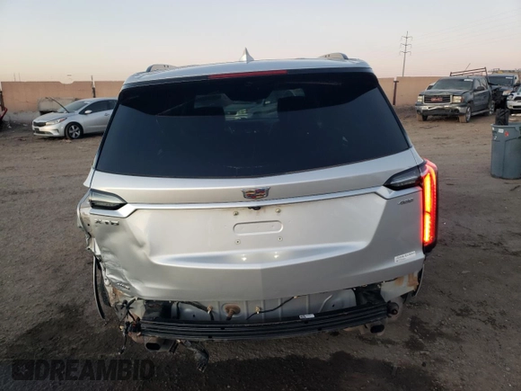 2020 Cadillac XT6 AWD Sport z VIN 1GYKPGRS8LZ216836, wystawiony jako Copart lot #82161014 z przebiegiem 90 883 mil mil oraz Szkody całkowita. Historia ofert i sprzedaży dostępna na DreamBid. Obrazek 6.