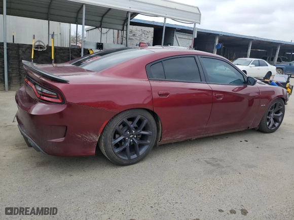 2019 Dodge Charger R/T with VIN 2C3CDXCT8KH652755, listed as a Copart auction lot 46363375 with 66,104 mi miles and Salvage Title. Bid and sale history available at carsss.com. Image 3.