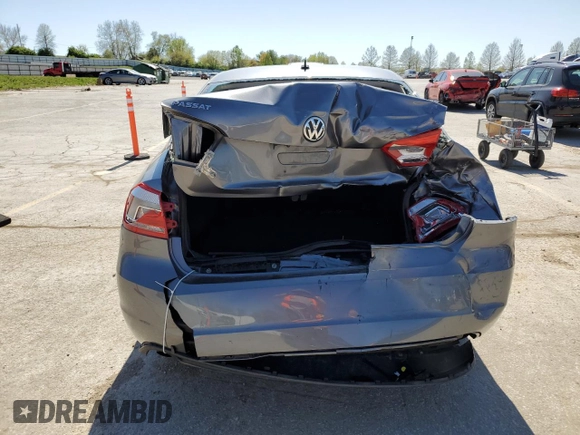 2012 Volkswagen Passat S with VIN 1VWAP7A32CC098725, listed as a Copart auction lot 53339555 with 119,084 mi miles and Salvage title. Bid and sale history available at DreamBid. Image 6.
