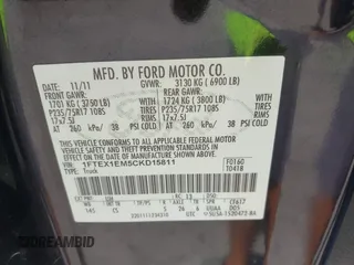2012 Ford F-150 XL с VIN 1FTEX1EM5CKD15811, выставлен на аукционе IAAI как лот 42701807 с пробегом 153 578 миль миль и . История ставок и продаж доступна на DreamBid. Изображение 9.
