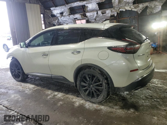 2021 Nissan Murano SL with VIN 5N1AZ2CS6MC131050, listed as a Copart auction lot 43471015 with 79,609 mi miles and Salvage Title. Bid and sale history available at DreamBid. Image 2.