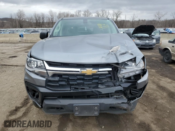 2021 Chevrolet Colorado 4WD Work Truck with VIN 1GCGTBEN3M1196652, listed as a Copart auction lot 47088715 with 111,191 mi miles and Salvage title. Bid and sale history available at DreamBid. Image 5.