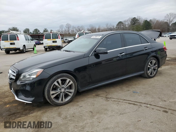 2015 Mercedes-Benz E-Class E 350 Sport with VIN WDDHF5KB0FB128075, listed as a Copart auction lot 44766415 with 118,212 mi miles and Salvage Title. Bid and sale history available at carsss.com. Image 1.