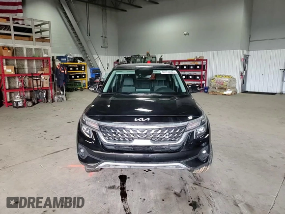 2023 Kia Seltos Nightfall with VIN KNDEUCA26P7405194, listed as a Copart auction lot 48756045 with 26,885 mi miles and Salvage Title. Bid and sale history available at DreamBid. Image 12.