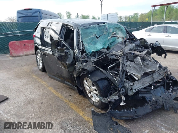2020 Chevrolet Traverse LS with VIN 1GNERFKW8LJ171200, listed as a IAAI auction lot 42092265 with Not provided miles and . Bid and sale history available at DreamBid. Image 1.