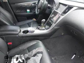 2015 Infiniti Q50 with VIN JN1BV7AR5FM392624, listed as a IAAI auction lot 41667327 with 53,589 mi miles. Bid and sale history available at carsss.com. Image 5.