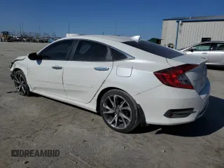2020 Honda Civic Sedan Touring with VIN 19XFC1F95LE011214, listed as a Copart auction lot 42718735 with 81,185 mi miles and Salvage Title. Bid and sale history available at carsss.com. Image 2.