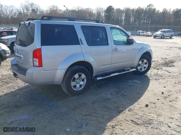 2012 Nissan Pathfinder LE with VIN 5N1AR1NNXCC626223, listed as a IAAI auction lot 41605858 with 234,382 mi miles. Bid and sale history available at carsss.com. Image 4.