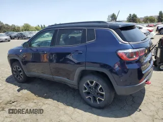 2019 Jeep Compass Trailhawk z VIN 3C4NJDDB0KT721477, wystawiony jako Copart lot #59374765 z przebiegiem 114 052 mil mil oraz Czysty tytuł • Clean title. Historia ofert i sprzedaży dostępna na DreamBid. Obrazek 2.