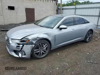 2019 Audi A6 Premium z VIN WAUD8AF24KN129211, wystawiony jako Copart lot #59835875 z przebiegiem 56 105 mil mil oraz Szkoda całkowita • Salvage title. Historia ofert i sprzedaży dostępna na DreamBid. Obrazek 1.