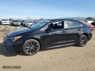 2024 Toyota Corolla SE with VIN 5YFS4MCE7RP210092, listed as a Copart auction lot 49355055 with 8,595 mi miles and Salvage Title. Bid and sale history available at carsss.com. Image 1.