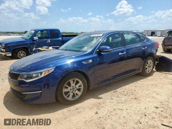 2017 Kia Optima LX with VIN 5XXGT4L36HG152426, listed as a Copart auction lot 64237425 with 91,262 mi miles and Salvage title. Bid and sale history available at DreamBid. Image 1.