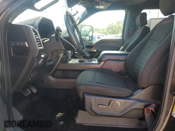 2018 Ford F-150 XL with VIN 1FTFW1E58JFB99171, listed as a Copart auction lot 58036525 with 125,390 mi miles and Salvage title. Bid and sale history available at DreamBid. Image 7.