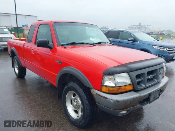 1998 Ford Ranger XL z VIN 1FTZR15X3WPB64626, wystawiony jako IAAI lot #42318798 z przebiegiem 120 623 mil mil oraz . Historia ofert i sprzedaży dostępna na DreamBid. Obrazek 1.