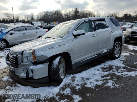 2017 GMC Terrain SLE with VIN 2GKFLSEKXH6291962, listed as a Copart auction lot 86715484 with 76,692 mi miles and Salvage Title. Bid and sale history available at DreamBid. Image 1.