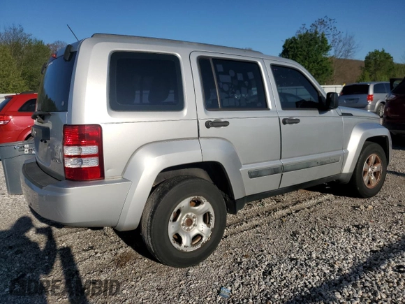 2010 Jeep Liberty Sport with VIN 1J4PP2GKXAW118174, listed as a Copart auction lot 52157345 with 160,033 mi miles and Clean Title. Bid and sale history available at DreamBid. Image 3.
