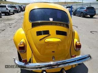 1970 Volkswagen Beetle with VIN 1102216344, listed as a Copart auction lot 66714184 with 14,189 mi miles and Salvage Title. Bid and sale history available at DreamBid. Image 6.