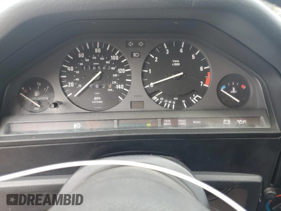 1987 BMW 3 Series 325iS with VIN WBAAA2300H3110188, listed as a Copart auction lot 74043434 with 118,582 mi miles and Salvage Title. Bid and sale history available at carsss.com. Image 9.